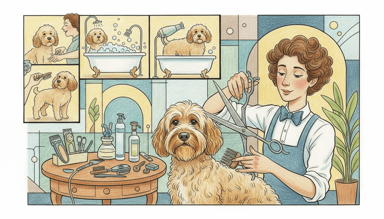 Curly-Coated Dog Grooming Techniques: A Comprehensive Guide for Optimal Coat Health cover