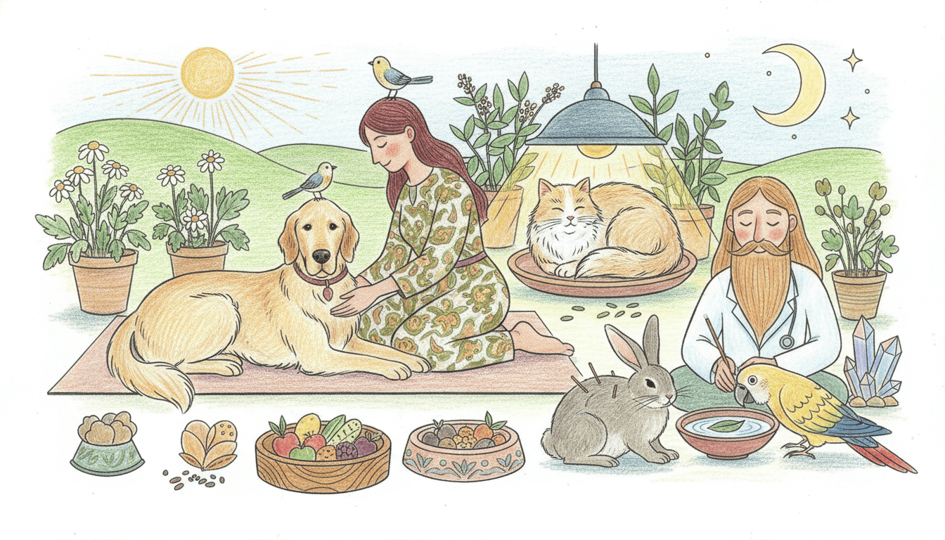 Natural and Holistic Pet Care Approaches: A Comprehensive Guide to Whole-Body Wellness cover