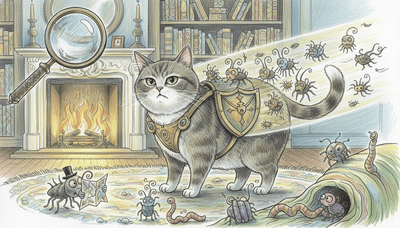 Feline Parasite Prevention Guide: Protecting Your Cat from Heartworms, Intestinal Parasites, Fleas, and Ticks cover